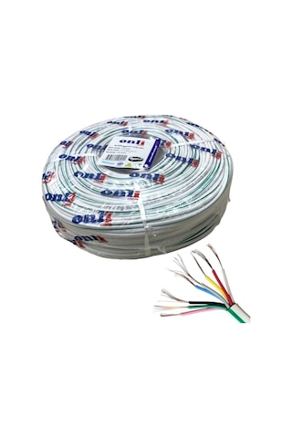 Onli Dt8 Alarm Diafon Kablosu 0.22mm 8canlı 250metre