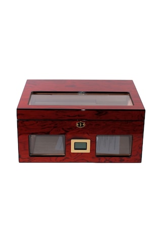 Premiumquality Lince Kırmızı Sedir Humidor Puro Kutusu