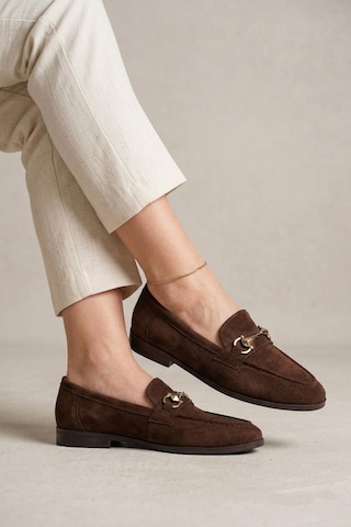 Papuçcity Fncy 03448 Kadın Günlük Loafer Ayakkabı Kahve