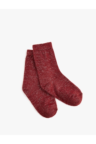 Koton Soket Çorap Bordo 6wak80885aa Bordo