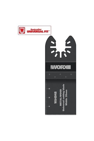 Worx Wa4948 Çok Amaçlı Raspalama Makinası İçin 35x40mm Ahşap, Fiberglas, Pvc Universal Kesme Bıçağı Fr Wa4948