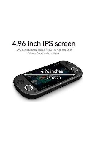 Trimui Smart Pro 4.96 Inch Ips Screen Handheld Game Console Open Source Linux System 128g Black