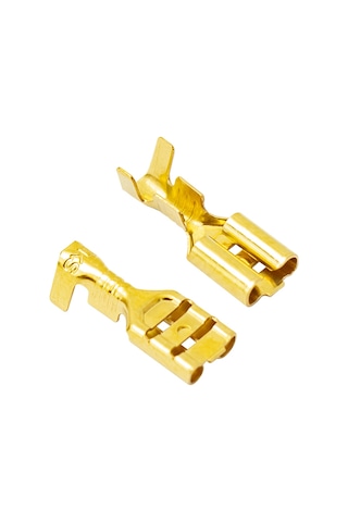 Ayt Sarı Tks-1d Kablo Papuç 6.3 Dişi Terminal 300 Lü Pkaet Kablo Ucu Soketi Klemens