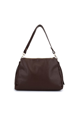 Tamer Tanca Kadın Suni Deri Kahverengi Kol Çantası 1003 2033 Bn Cnt Sk25-26 Acı Kahve Fltr Acı Kahverengi