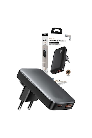 45w Gan Pd Hızlı Şarj Adaptörü 1xusb 1xtype-c Yenilikçi H