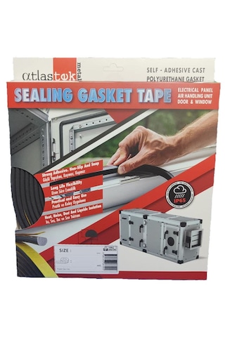 Atlastek Metal 7x20.mm/10.mt Kapı Pencere Fitil Conta Bant