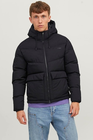 Feminist Siyah Logo Baskili Kapüsonlu Puffer Mont 77724k12238849.01 Siyah