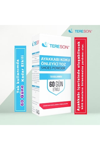 Tereson Ayakkabı Koku Önleyici Toz 1 Kutu 10 Adet