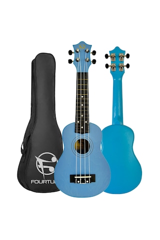 Fourtune Loki Sp-21bl Soprano Mavi Ukulele Seti Başlangıç Seviye Mavi