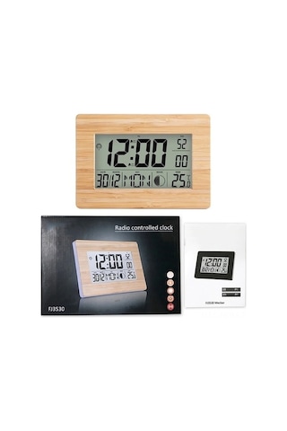 Trendooze Takvim, Sıcaklık Saati Haki Haki Göstergeli Ekranlı Dijital Çift Büyük Atom Alarm, - Dp Haki