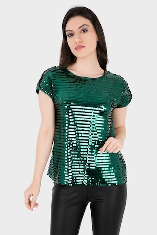 Armani Exchange Bayan Bluz 6Zyh16 Ynfnz 1833-Yeşil
