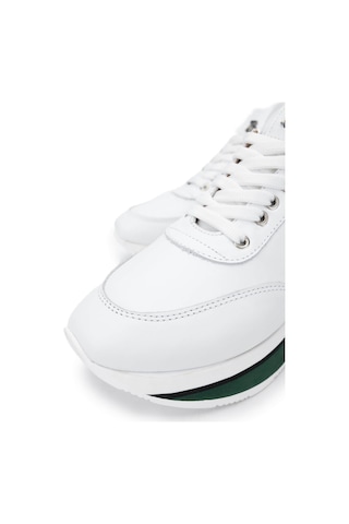 Tamer Tanca Kadın Hakiki Deri Beyaz Sneakers & Spor Ayakkabı 923 1200 Bn Ayk Y25 Beyaz Dr Beyaz