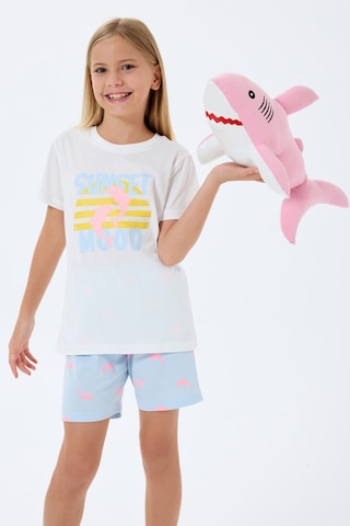 Rolypoly Kız Çocuk Beyaz Şort Takım Rp3791-c-v1 Beyaz