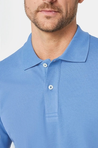 Tudors Erkek Slim Fit Dar Kesim Pamuk Mavi Polo Yaka Tişört-32724 Mavi