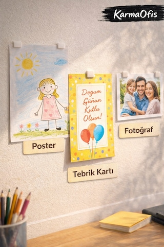 65 Parça Hamur Yapıştırıcı İz Bırakmaz, Tekrar Kullanılabilir Poster Yapıştırıcı