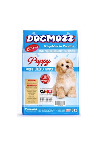 Dogmozz Kuzu Yavru Köpek Maması 10 KG