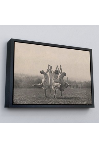 Çerçeveli İsviçreli Fotoğrafçı Frederick Boissonnas Dans Eden Kadınlar Tablosu-6656
