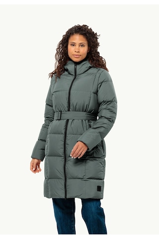 Jack Wolfskin Frozen Lake Coat Kadın Mont-1206132 Slate Green/olive Night/black Taş