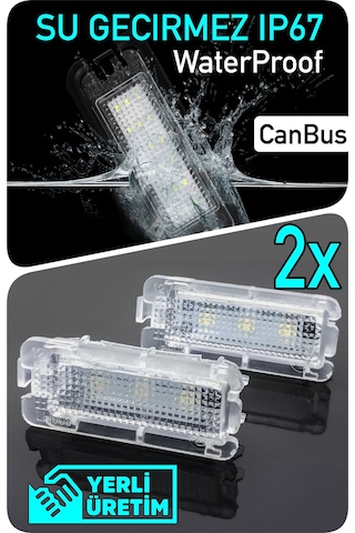 Ford Focus 2 Mk2 2004-2020 Sedan Canbus Led Plaka Aydınlatma Ledi Lambası