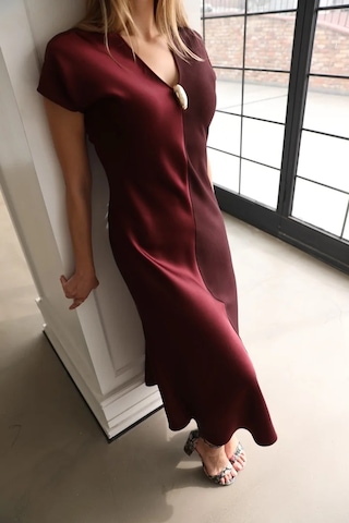 Ayhan Kadın Elbise 26ykrb62255 Bordo