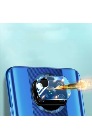 Xiaomi Poco X3 Zore Nano Kamera Camı Renksiz