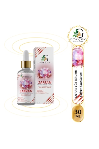Gökçek Kozmetik Safran Yüz Serumu 30 ML