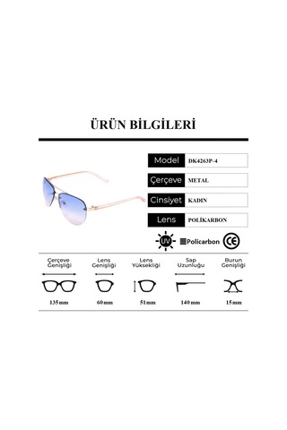 Daniel Klein Dk4263P-4 Damla Model Kadın Güneş Gözlüğü
