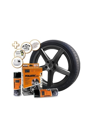 Foliatec Jant Metal Sprey Folyo Yüzey Kaplama Seti 2x400ml. Antrasit Metal Mat