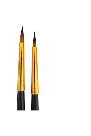 Samur 6'lı 123 Sentetik Akrilik Ve Sulu Boya Fırça Seti Tezhip Ve Minyatür