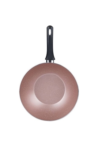 Acar Damla 24 cm Pembe Wok Tava XCM-21-0259/12