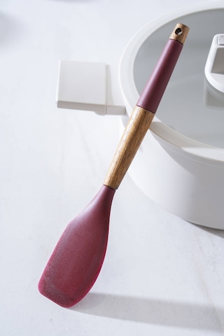 Evero Silikon Düz Spatula - 29 Cm Kırmızı