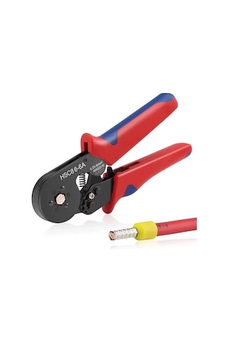 Electroon Hsc8 6-6a Terminal Sıkma Pensesi 0.25-6mm2 Awg23-10 +300parça Kablo Pabucu Set 1 Adet