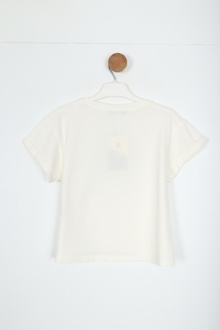 Xo Kids Kız Çocuk Tişort 5-9 Yaş 36044 Beyaz
