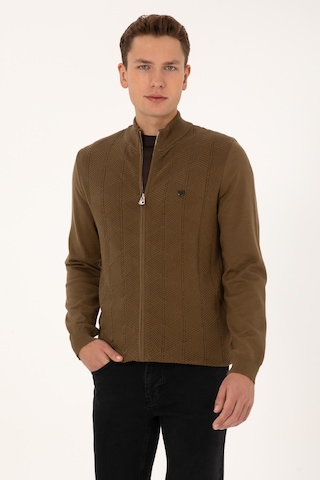 U.s. Polo Assn. Erkek Haki Hırka Triko 50315024-vr027 Hakı