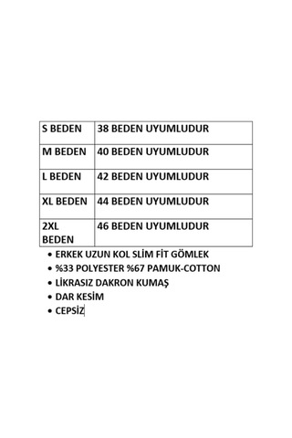 Bawcompany Erkek Slim Fit Gömlek Siyah
