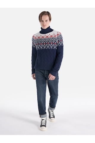 Colin's Colins Regular Fit Lacivert Erkek Kazak Cl1066425 Lacivert