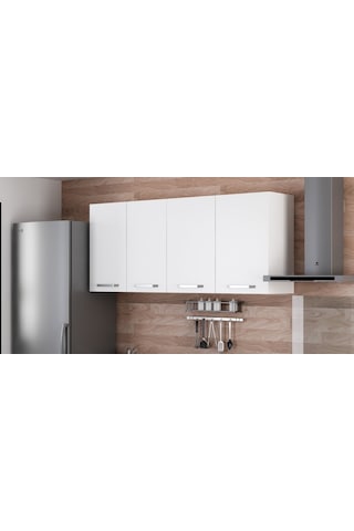Minar 170 Cm Mutfak Dolabı Beyaz 170-B2-Üst Modül Beyaz
