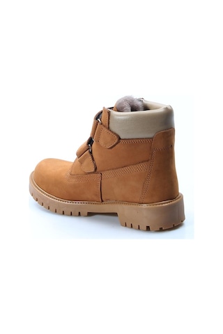 Fast Step Hakiki Deri Kürklü Unisex Çocuk Worker Bot 006kfa1001 001