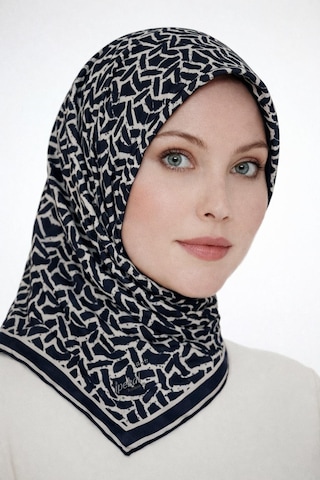 İpekal Soft Pamuk Eşarp-90 X 90 -06099 Lacivert