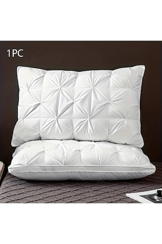 Trendooze Yumuşak Polyester Elyaf Konforlu Uyku Destek Gri Sunshine022 Gri Yastık Gri