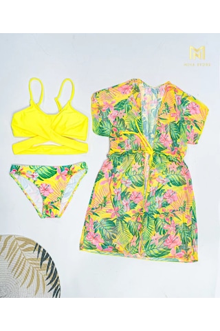 Mına Store 3'lü Bikini Çiftler İçin Ayrı Parçalı Mayo 208022595