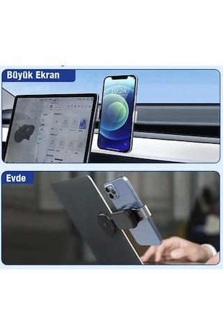 Notebook Tablet İçin Manyetik Mıknatıslı Telefon Tutucu Masaüstü Pc İçin Telefon Tutucu