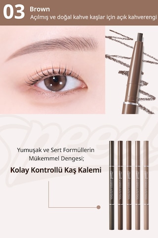 Peripera Speedy Eyebrow Auto Pencil 03 Brown
