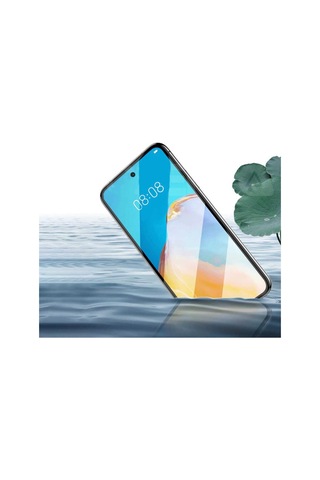 Huawei P Smart 2021 Davin 5D Cam Ekran Koruyucu Siyah