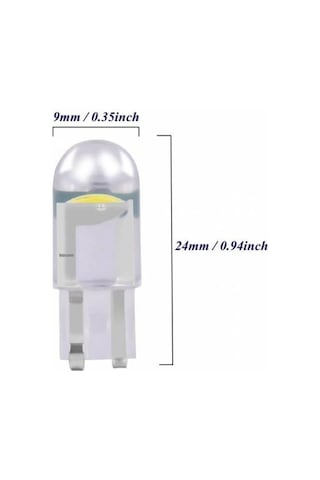 Nesil T10 Led Ampül Dipsiz Beyaz Led Park Ledi 12V 5W 2 Adet