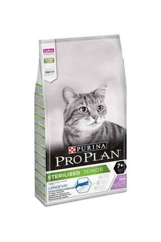 Purina Pro Plan Sterilised Adult 7+ Hindi Etli Kısırlaştırılmış Yaşlı Kedi Maması 3 KG