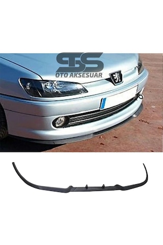 Peugeot 306 Cupra R Uyumlu Ön Lip Mat Siyah Ön Tampon Lip