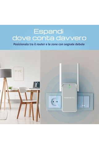 Keenetic Buddy 4 N300 Menzil Genişletici Wi-fi Mesh Repeater Extender Access Point Kn-3211