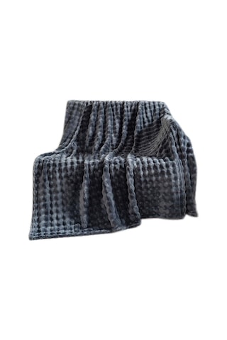 70x100cm Tek Katlı Flanel Battaniye Basit Kalınlaştırılmış Kanepe Örtüsü Yeni Yatak Örtüsü Koyu Gri