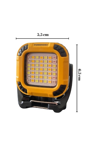Markalonya Pd-470 Cob Led Manyetik Mıknatıslı Led Spot Aydınlatma Sarı - Yeşil